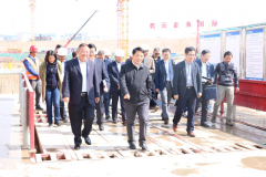 國家自然資源部考察團(tuán)考察乾元·金海國際項(xiàng)目