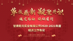 革故鼎新 凝聚共識(shí) 、謀定而動(dòng) 砥礪前行|甘肅乾元實(shí)業(yè)有限公司2020—2021年度