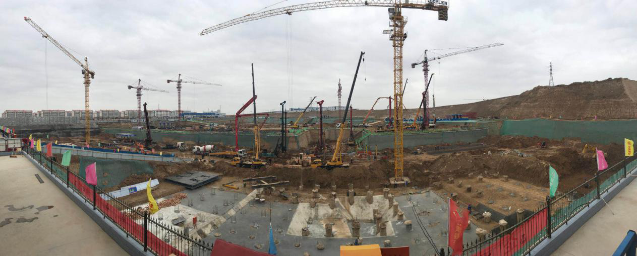 品質(zhì)筑就蘭州新區(qū)法式精品 乾元·金海國(guó)際項(xiàng)目工程倍道而進(jìn)